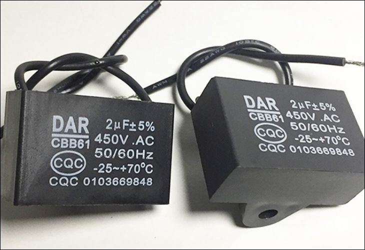 Tụ điện trong quạt giúp cơ quan trong thiết bị được hoạt động hiệu quả hơn