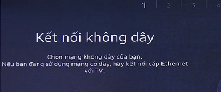Chọn hình thức kết nối mạng cho tivi