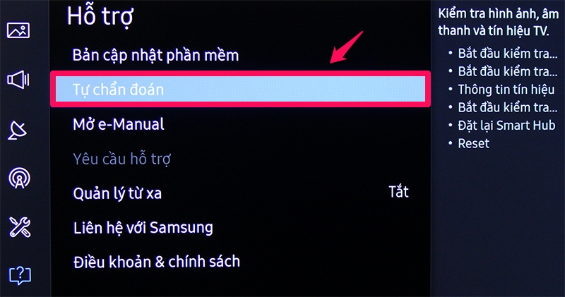 Chọn Tự chuẩn đoán
