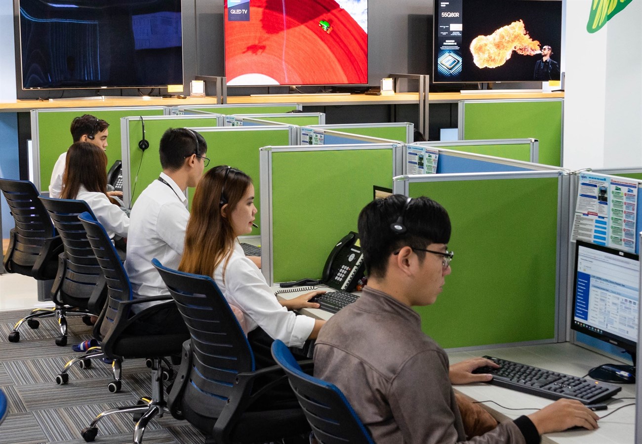 Gọi Tổng đài chăm sóc khách hàng của Samsung