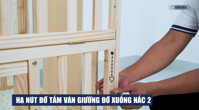 Hướng dẫn lắp đặt nôi cũi đa năng Hakawa