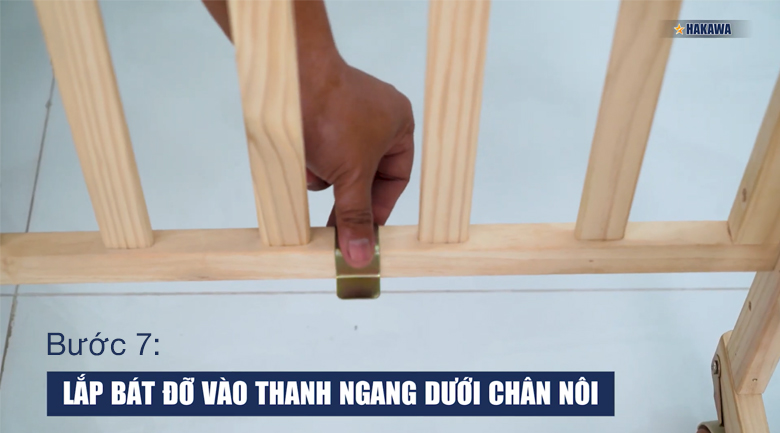 Hướng dẫn lắp đặt nôi cũi đa năng Hakawa