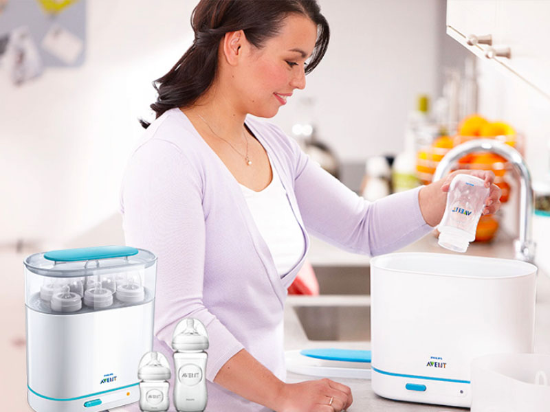 Thiết kế - Máy tiệt trùng bình sữa 3 trong 1 Philips Avent SCF284/02