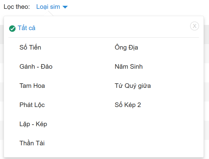 Chọn SIM Viettel số đẹp