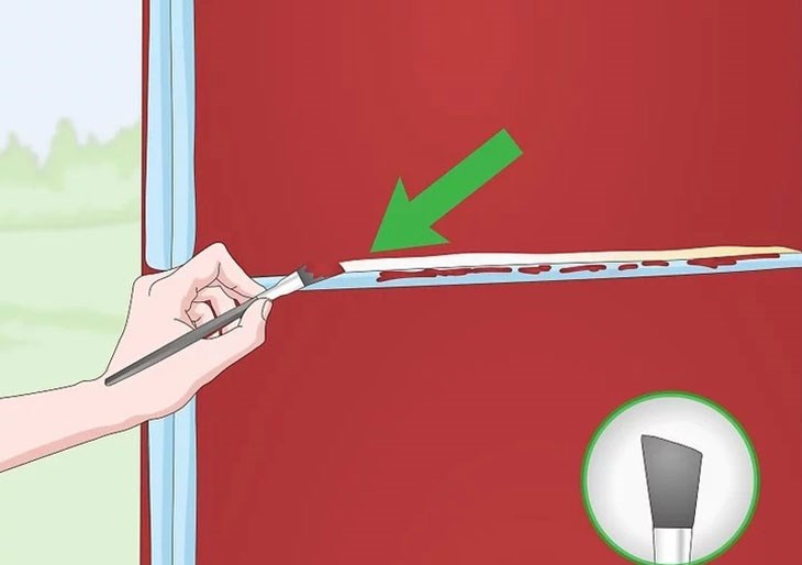 Sơn tiếp những lớp tiếp theo nhưng nên đợi sơn cũ khô, mỗi lớp sơn cách nhau ít nhất 1 - 2 giờ