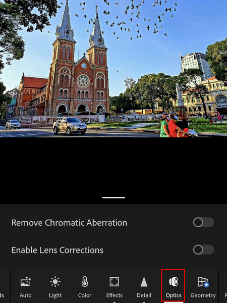 Công cụ Optics