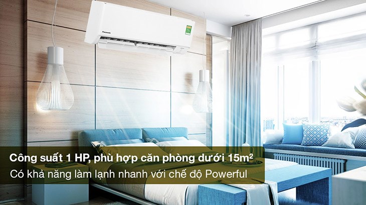 Máy lạnh Panasonic Inverter 1 HP CU/CS-PU9ZKH-8M  thổi ra luồng khí nhẹ nhàng, giúp người dùng cảm thấy mát lạnh dễ chịu nhờ chế độ Quiet