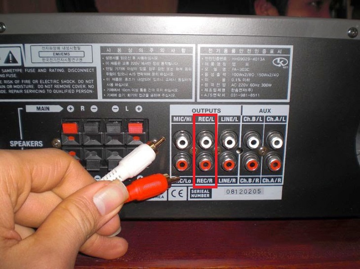 Hướng dẫn sử dụng cổng REC trên Amply