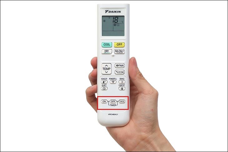 Cách hẹn giờ điều hòa Daikin