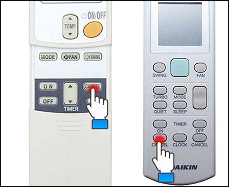 Tắt chế độ hẹn giờ