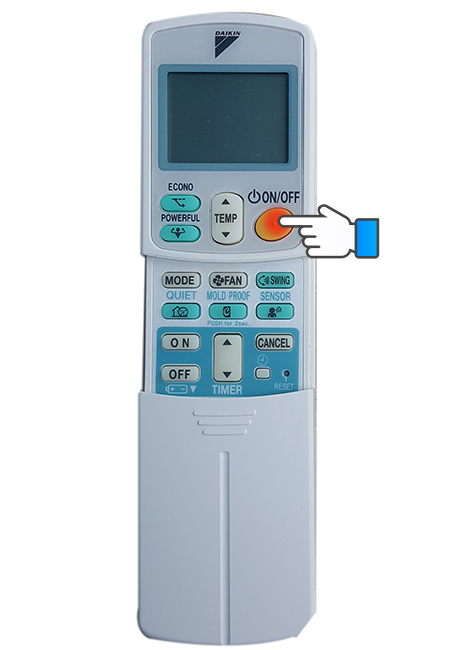 Bật hoặc tắt máy lạnh.