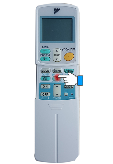 Kích hoạt chế độ chống nấm mốc trên máy lạnh.