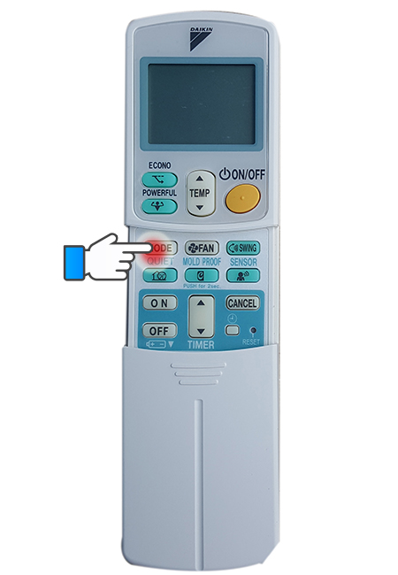Thay đổi các chế độ hoạt động của máy lạnh.