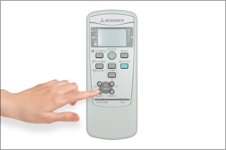 Chế độ SLEEP trên máy lạnh Mitsubishi Heavy