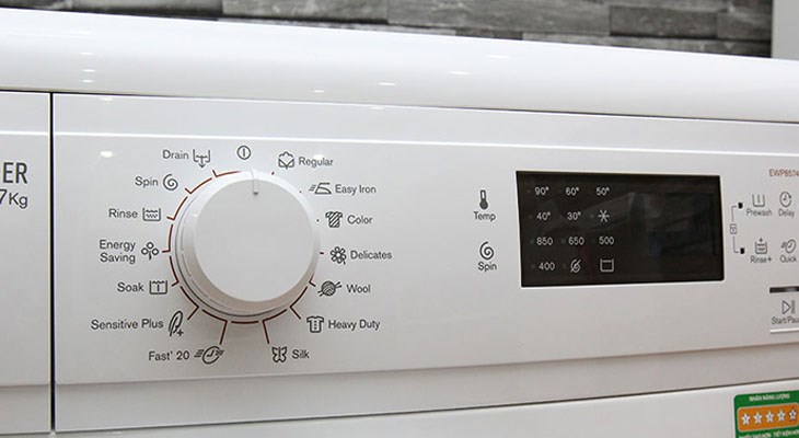 Giải mã một số chế độ giặt trên các dòng máy giặt Electrolux 7kg
