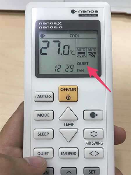 Chế độ yên tĩnh chạy êm