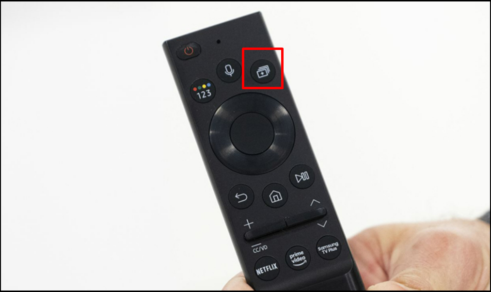 Chọn nút Multi View trên remote