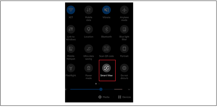 Kết nối với điện thoại với tivi bằng smart view