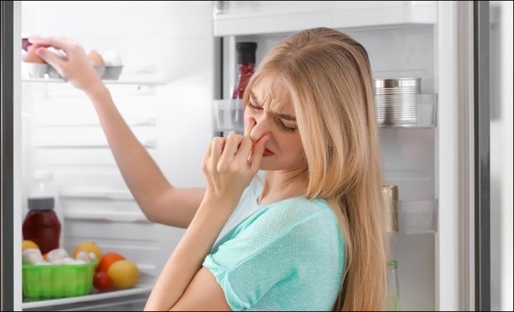 tủ lạnh xuất hiện mùi hôi