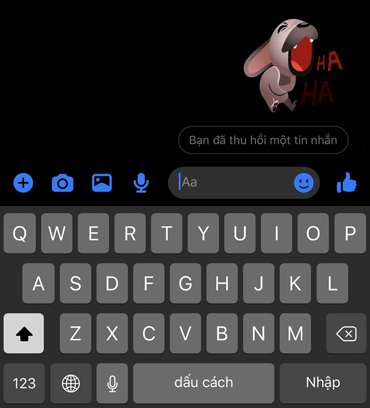 Đã thu hồi tin nhắn