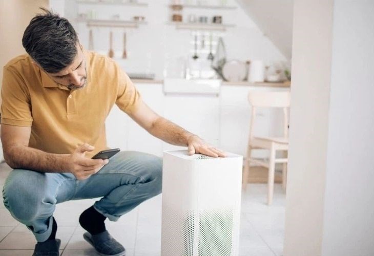 Nếu máy lọc không khí bị rò rỉ nước, có thể hệ thống thoát nước trên máy lọc không khí bị tắc