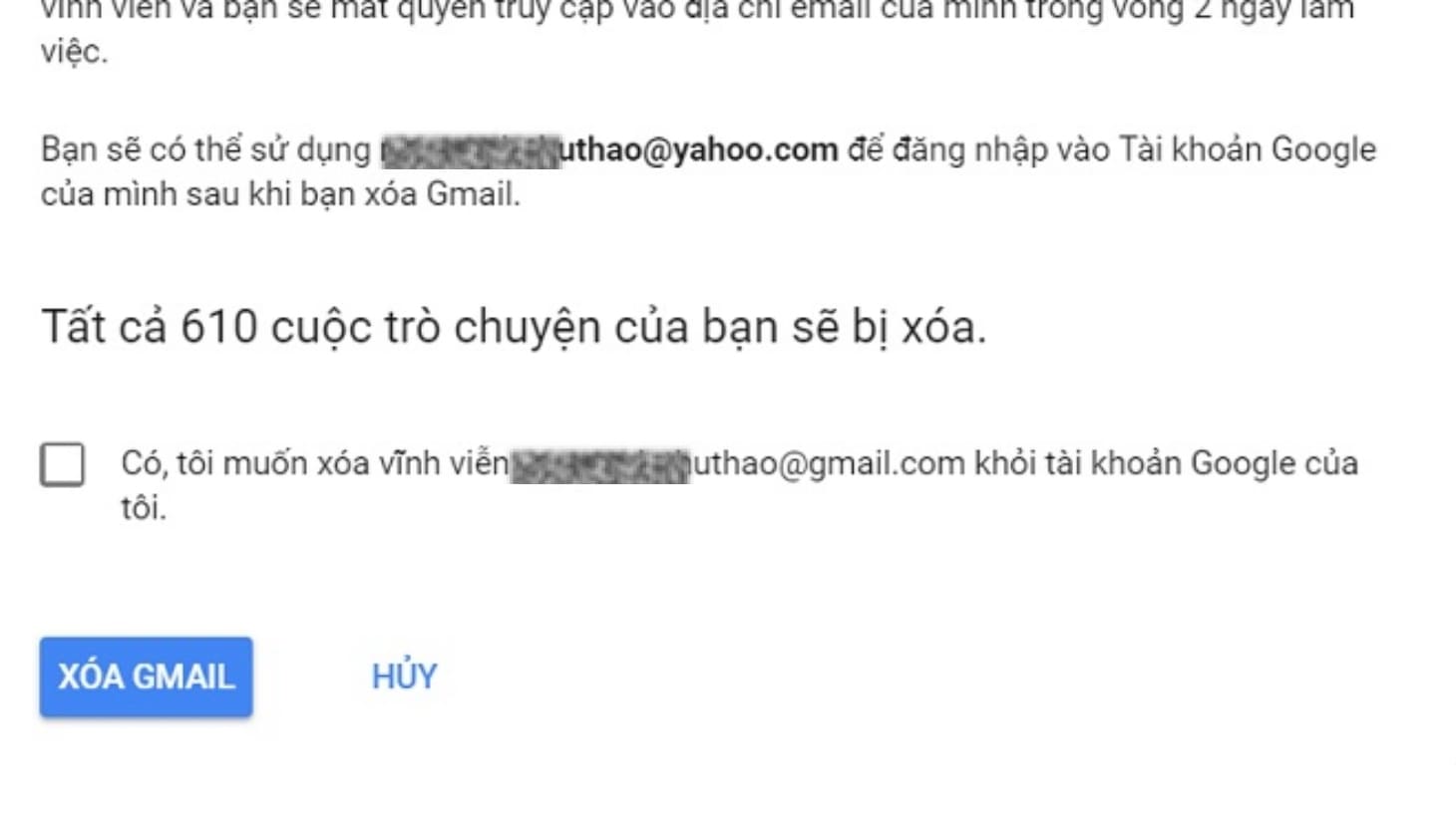 nhập địa chỉ email xác minh