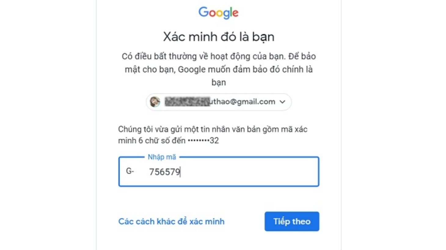 nhập lại mật khẩu