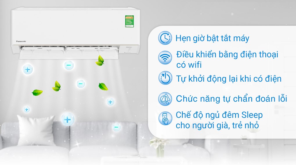 Lựa chọn đúng tần số máy lạnh Panasonic giúp tối ưu hiệu suất làm lạnh, mang lại khả năng làm mát nhanh chóng