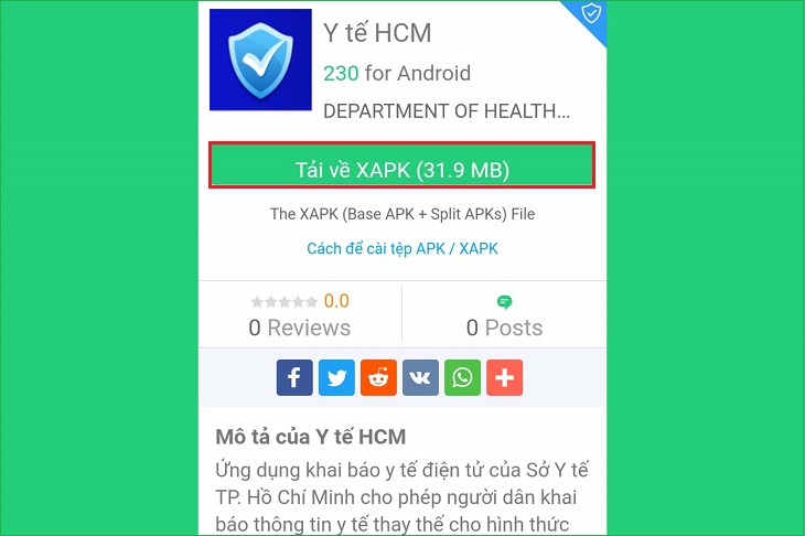 Chọn tải về Tải về XAPK