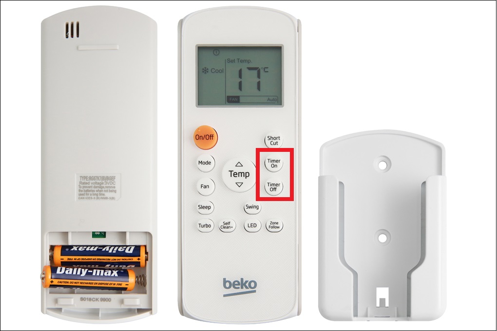 Nhấn Timer On/ Timer Off