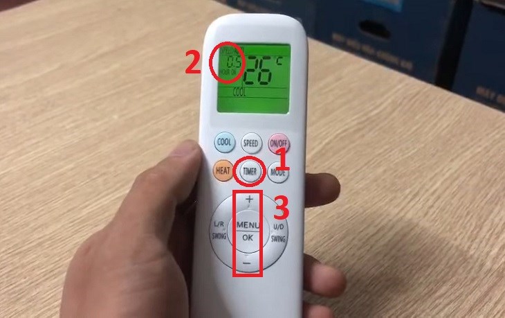 Cách hẹn giờ bật điều hòa Casper dòng GC series, G series và S series