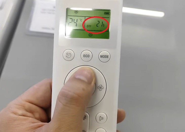 Cách hẹn giờ tắt trên điều hòa Casper dòng L series và H series
