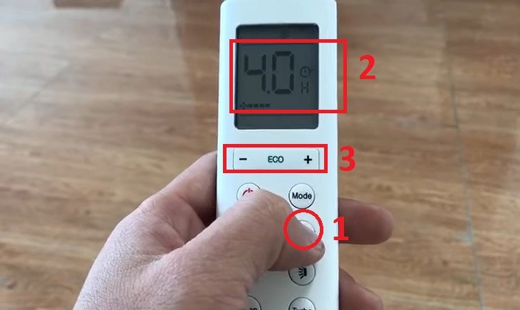 Hẹn giờ tắt điều hòa Casper dòng M series