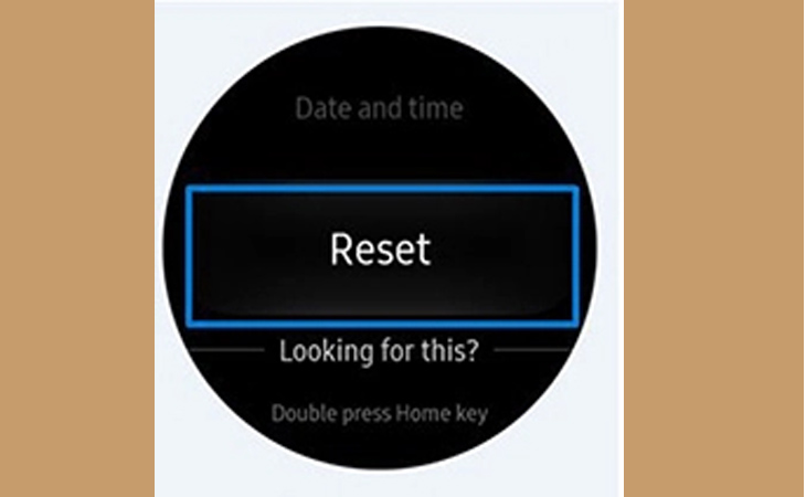Bước 4: Kéo xuống phía dưới và chọn Đặt lại (Reset)