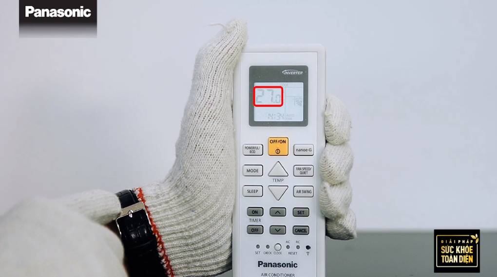 Hướng dẫn sự dụng các chức năng trên điều khiển máy lạnh - Hiển thị nhiệt độ giảm