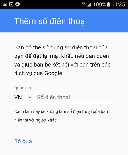 Cách tạo tài khoản CH Play