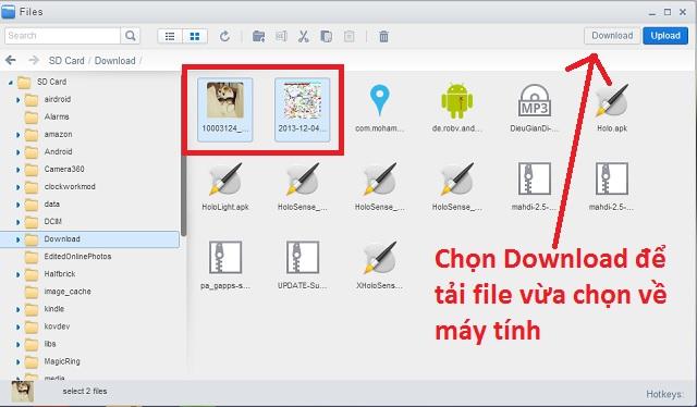 Chia sẻ file qua kết nối không dây
