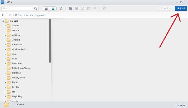 Chia sẻ file qua kết nối không dây