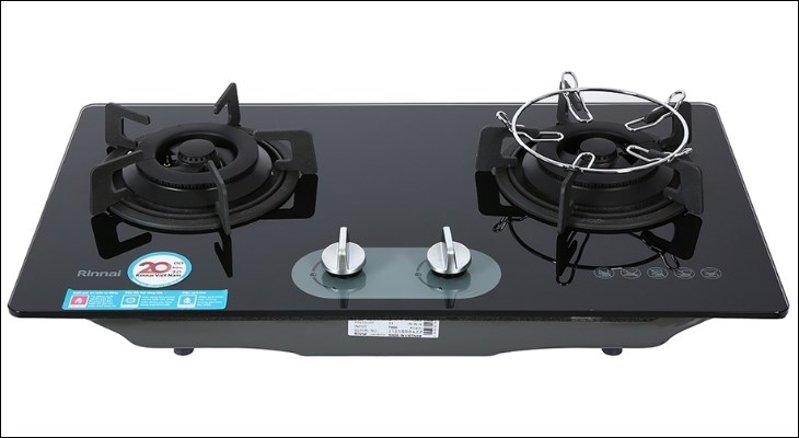 Bếp gas âm Rinnai RVB-220G(BG) được trang bị đầu hâm thức ăn vô cùng tiện lợi