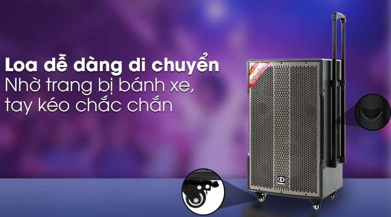 Loa kéo karaoke Dalton TS-15G600X 600W