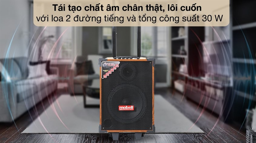 Loa kéo karaoke Mobell MK-2120C 30W