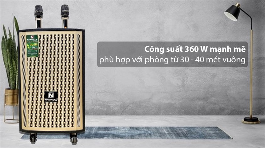 Loa kéo karaoke Nanomax S-800 360W