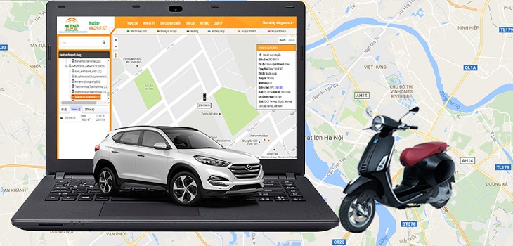 Thiết bị định vị ô tô đi kèm các phần mềm giúp dễ quản lý trên điện thoại