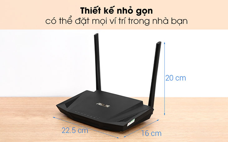 Thiết kế nhỏ gọn hiện đại
