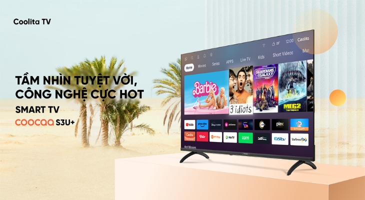 Smart TV Full HD Coocaa 43 inch 43S3U+ độ phân giải Full HD
