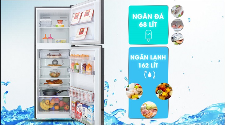 Tủ lạnh Beko Inverter 230 lít RDNT251I50VWB