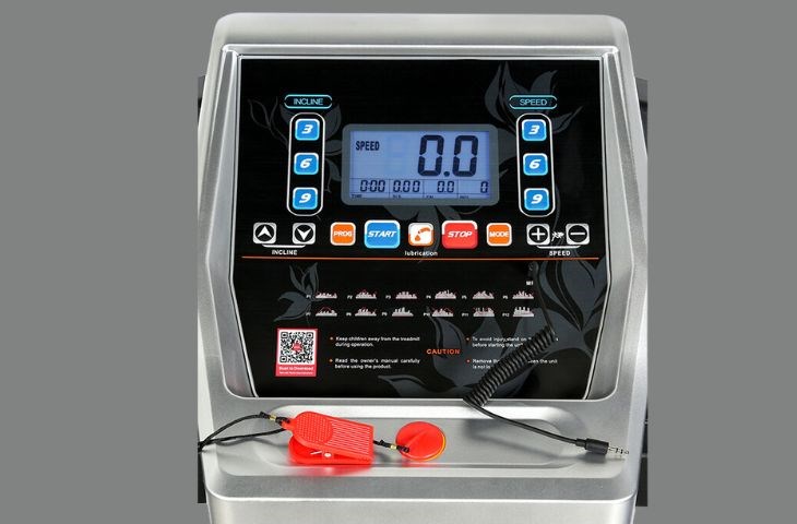 Máy Chạy Bộ Airbike Sport MK-277 được trang bị màn hình LCD với các nút bấm vật lý giúp người dùng dễ dàng theo dõi các thông số và thay đổi chế độ tập