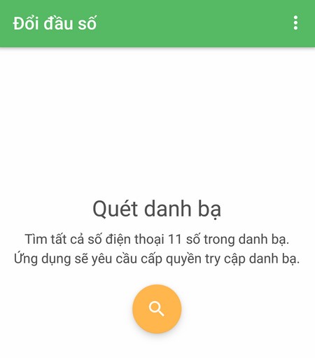Hướng dẫn chuyển danh bạ từ 11 số về 10 số
