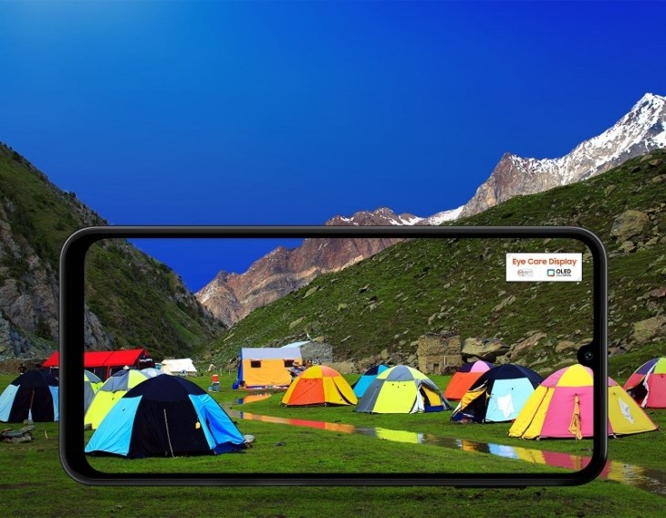 Galaxy A24 được trang bị màn hình Super AMOLED 6.5 inch, mang tới trải nghiệm hiển thị mãn nhãn