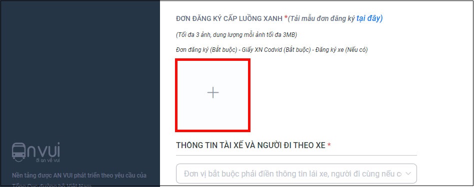 Sau đó, cần chụp ảnh hoặc scan mẫu đơn đã có đủ thông tin và tải file lên lại trang web